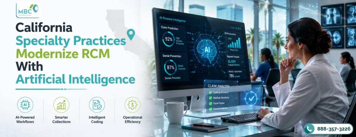California Specialty Practices Modernize RCM With Artificial Intelligence