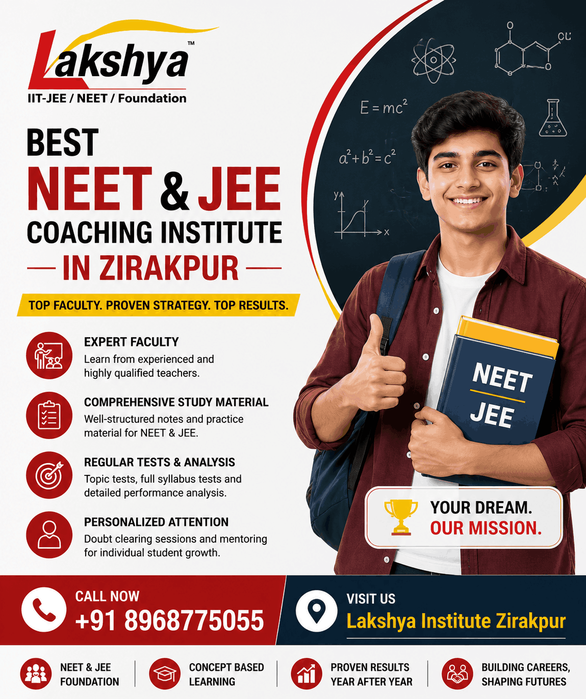 Top NEET & JEE Coaching Institute in Zirakpur with Expert Faculty