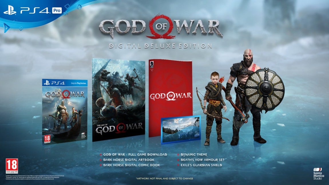 Details: God of War Limited, Digital and Collectors Editions | by Steve J |  PS4 News | Medium