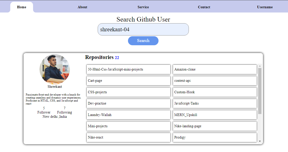 How to Create a Dynamic Github Profile Search App Using HTML, CSS, and ...