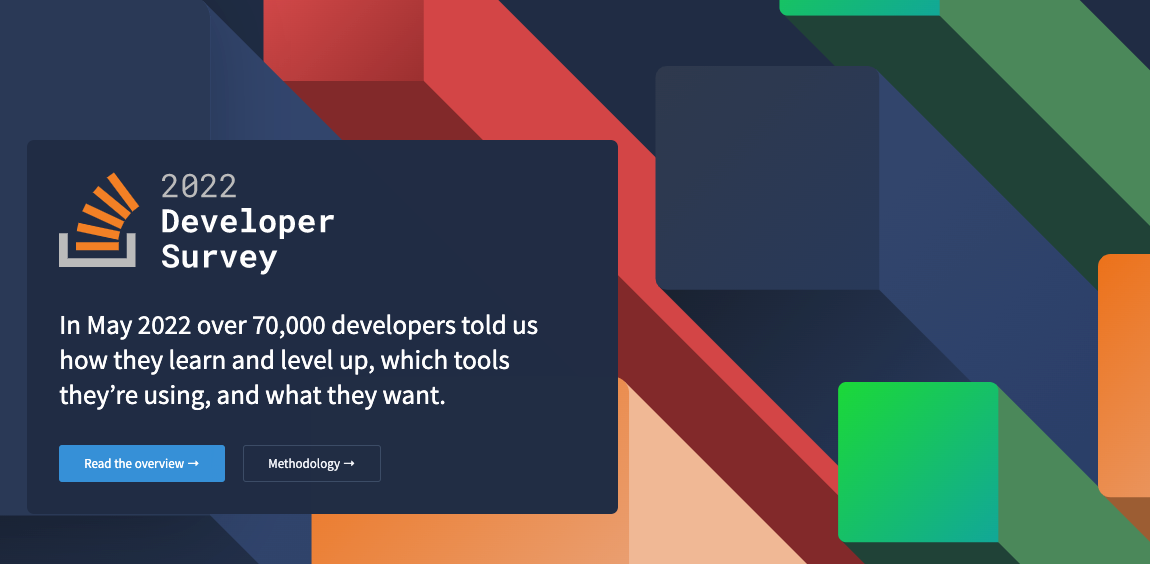 My summary for “Stack Overflow Developer Survey 2022” in the compact ...