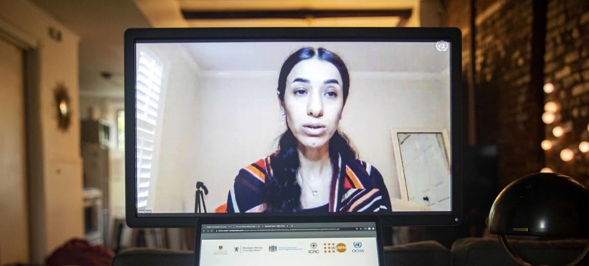 Le prix Nobel Nadia Murad : “des milliers des femmes et enfants yézidis sont encore…