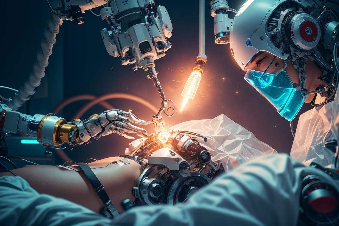 The Singularity in Healthcare: How AI and Robotics are Revolutionizing  Medicine | by I am Not Robot | Towards the Singularity | Medium