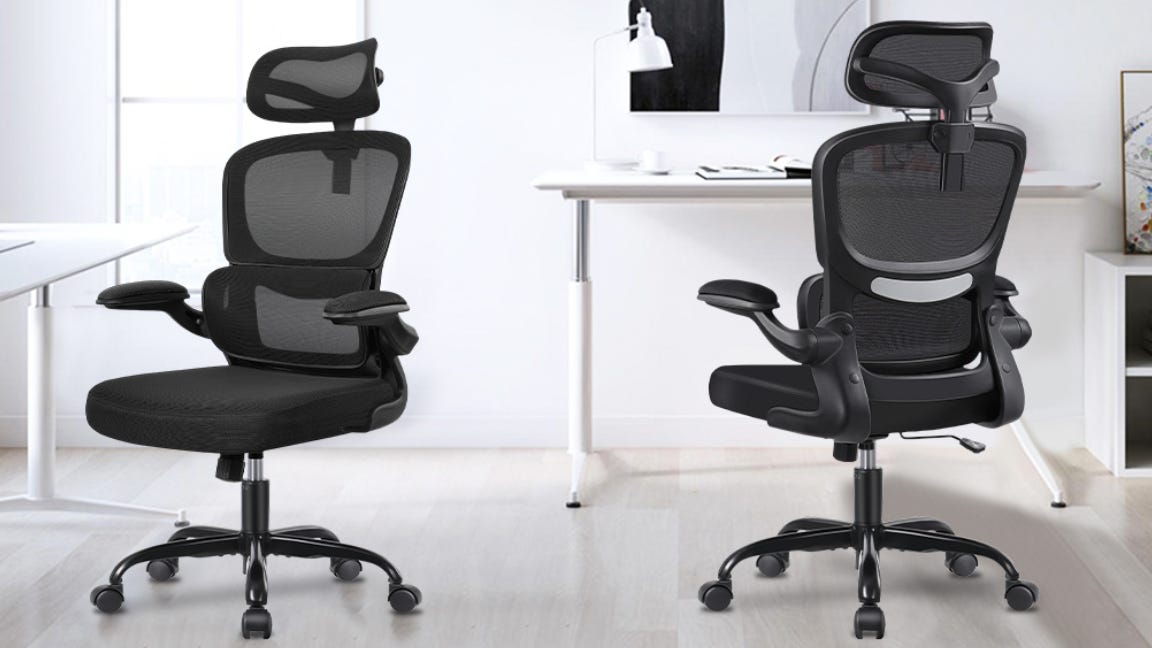 Adjustable office computer writing chair back support neck rest