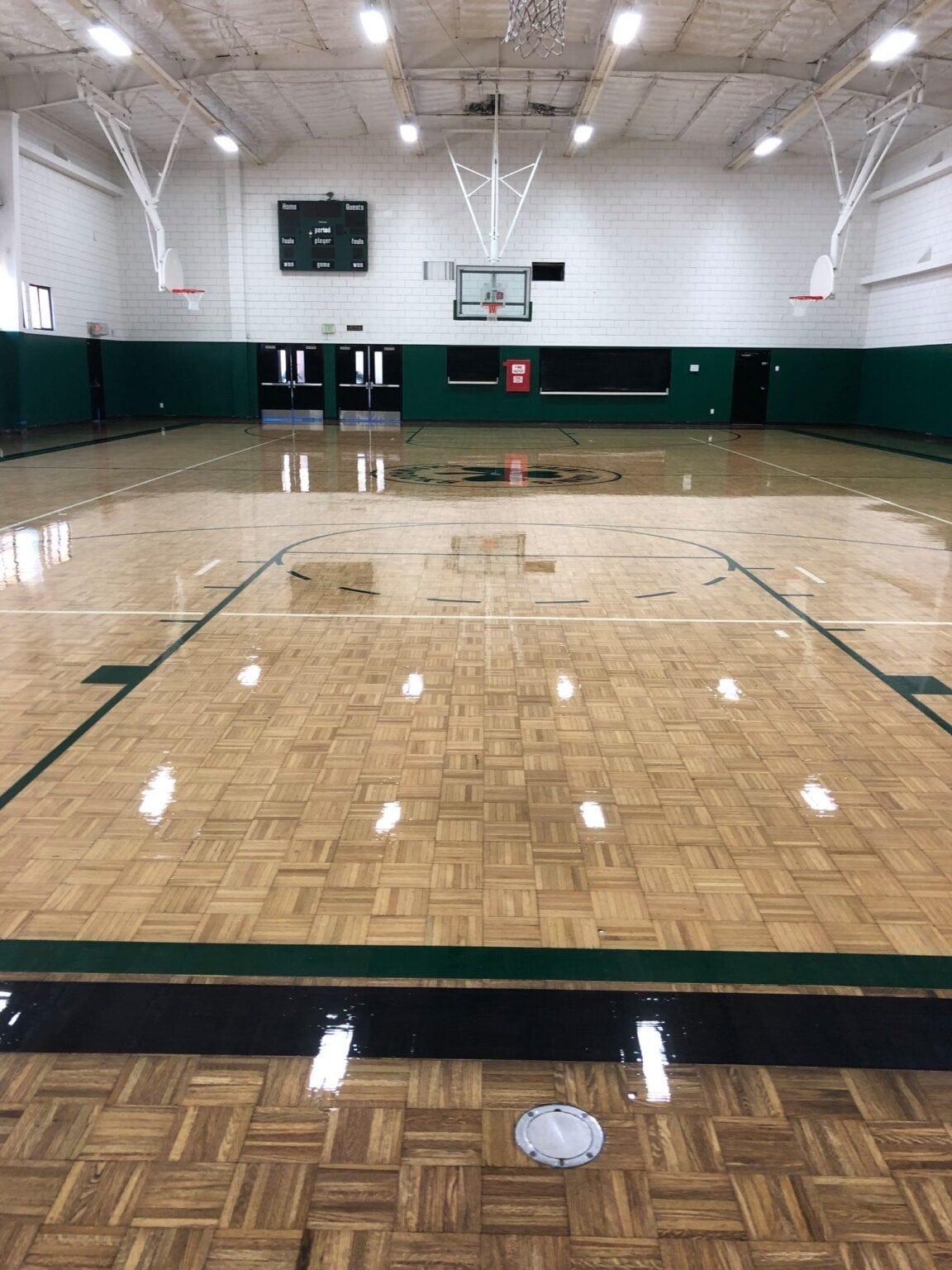 Floor Refinishing Gym Floor Maintenance by Finished Floors Inc. Medium