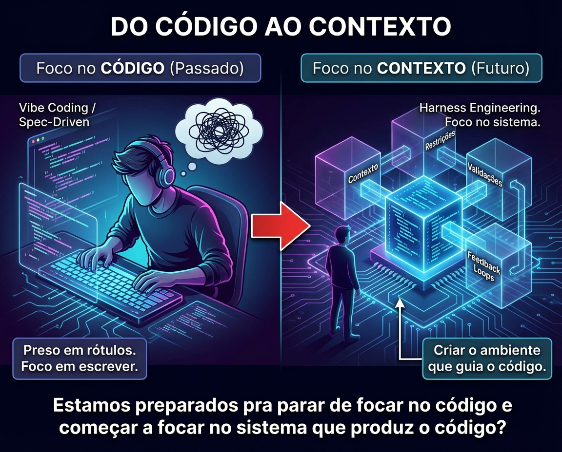 Do código ao contexto: estamos focando na coisa errada?