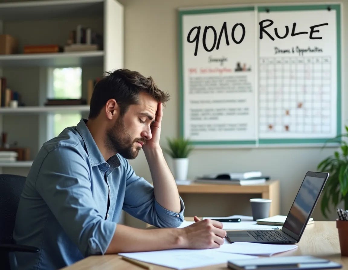 The 90/10 Rule: How to Focus on Your Goals Without Missing Out on Life’s Opportunities