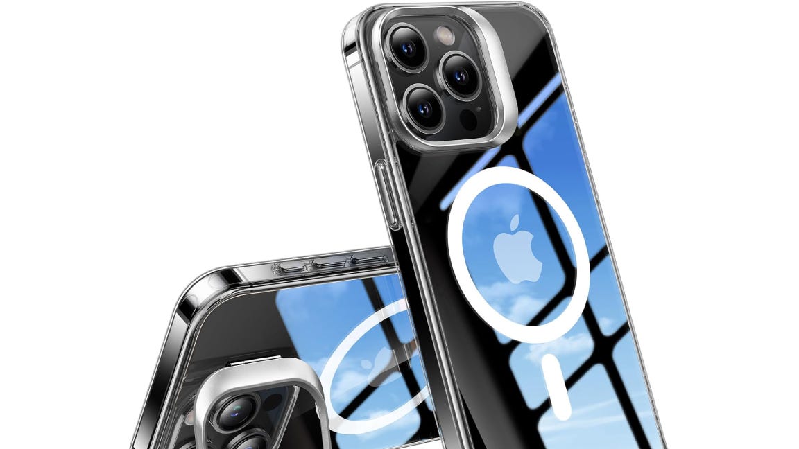 TORRAS Magnetic Shockproof for iPhone 15 Pro Case, Compatible with
