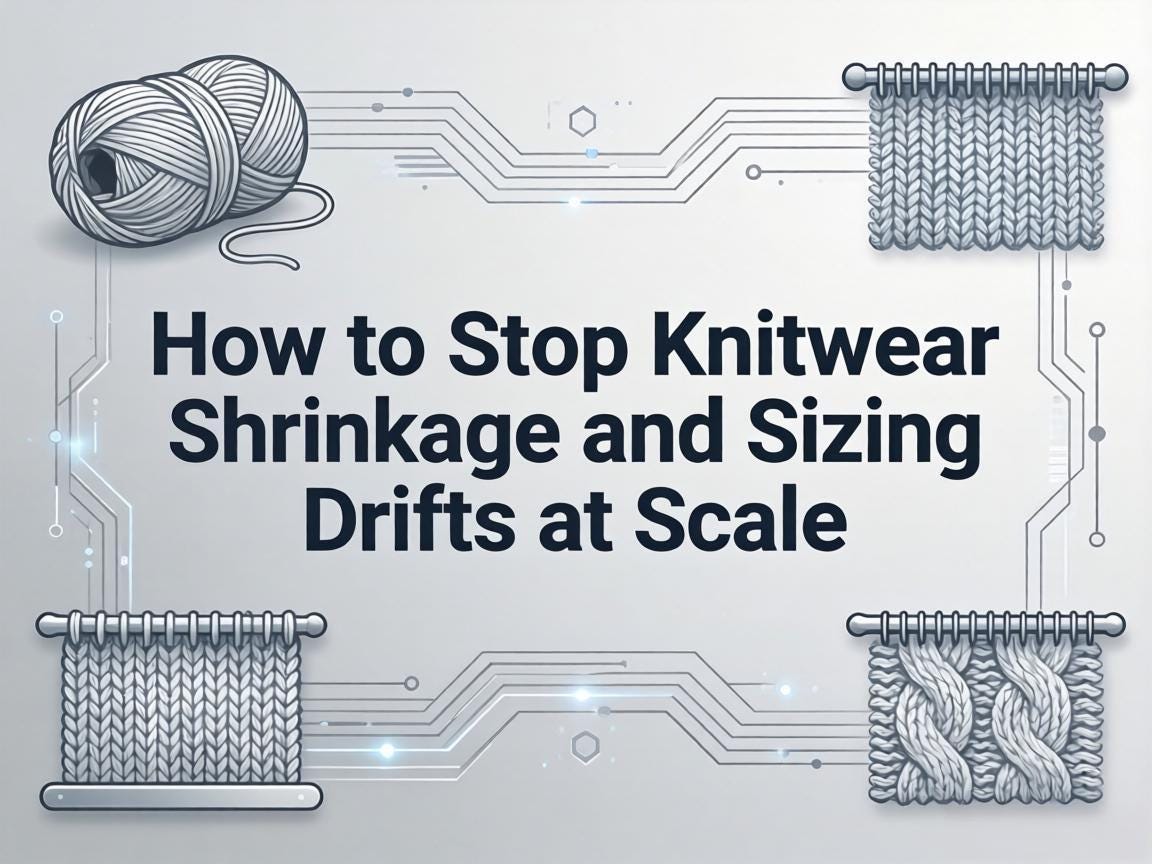 How to Stop Knitwear Shrinkage and Sizing Drifts at Scale