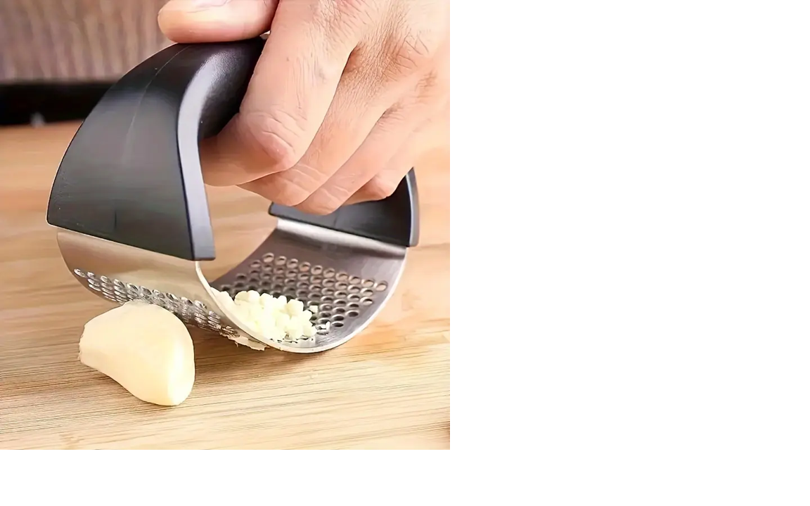 El aliado secreto en tu cocina: la prensa de ajo que simplifica tu vida.