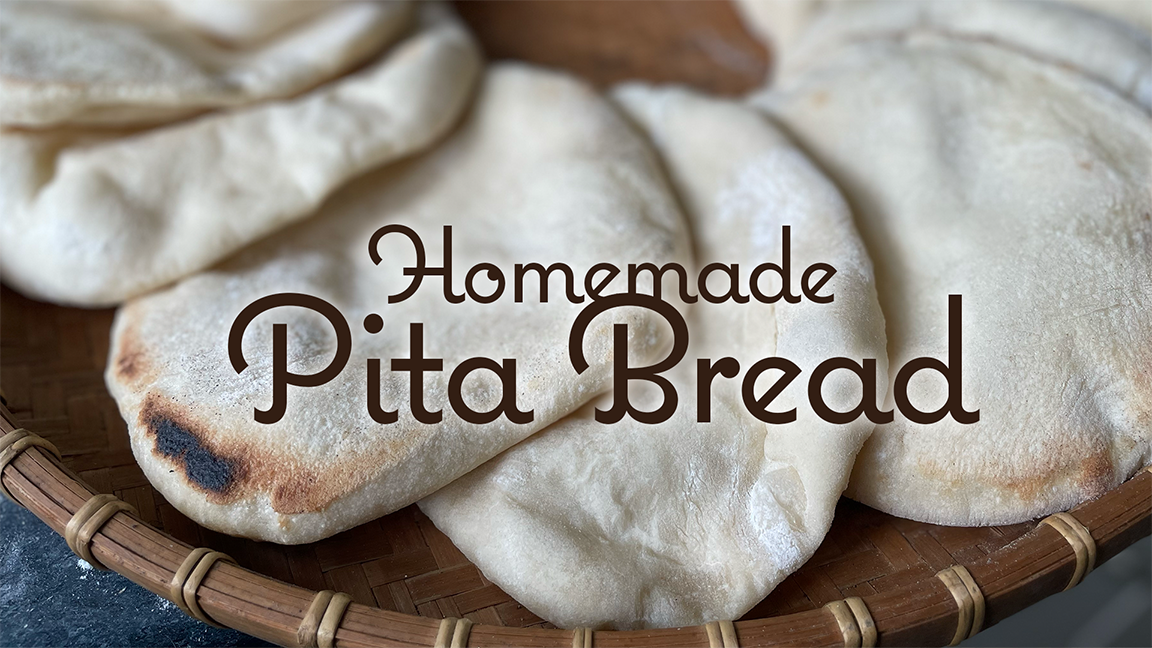 Four ingredient Pita Bread at home (YouTube Tuesday) by Laila Faisal