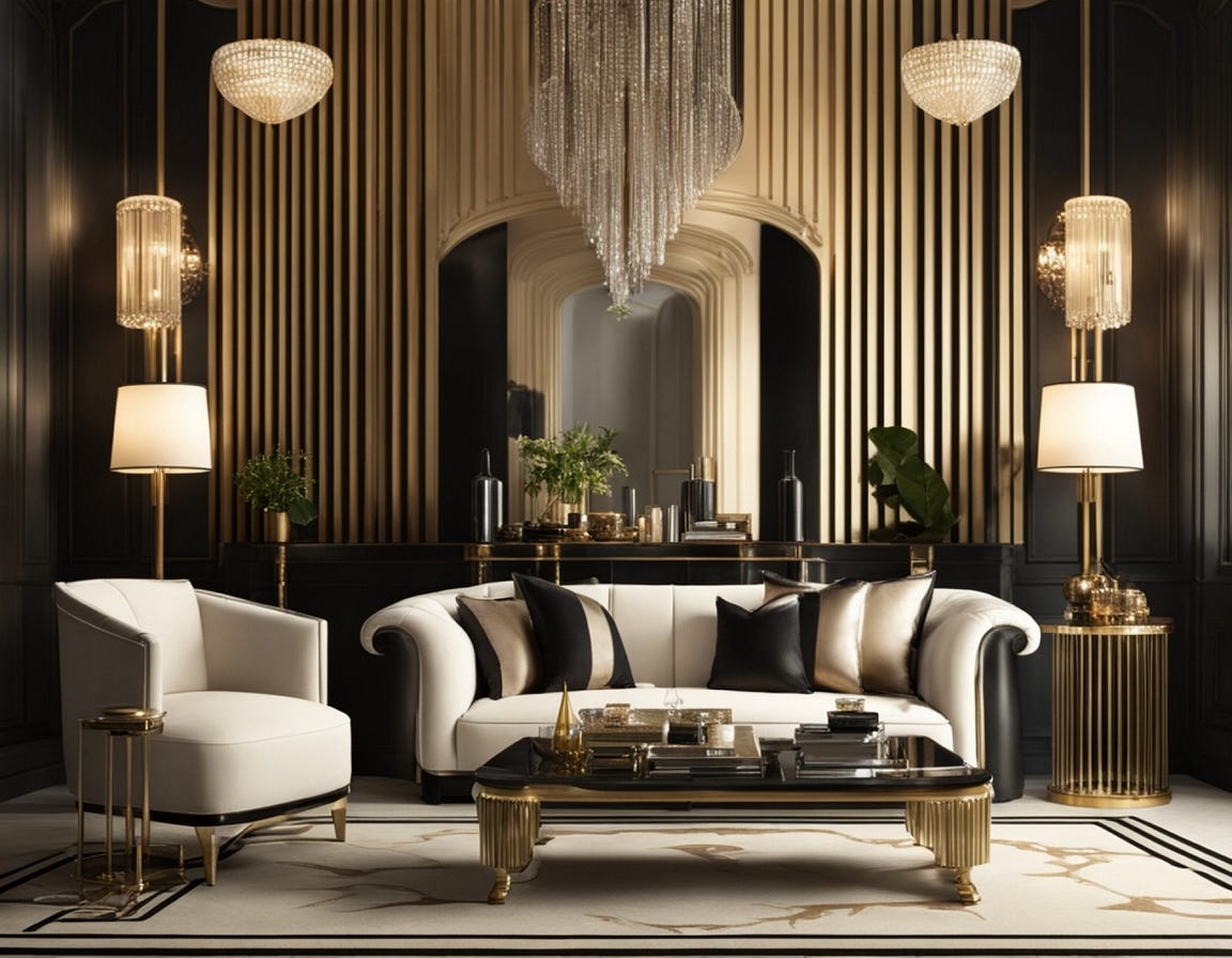 12 Stunning Art Deco Living Room Designs for a Luxurious Home | by ...