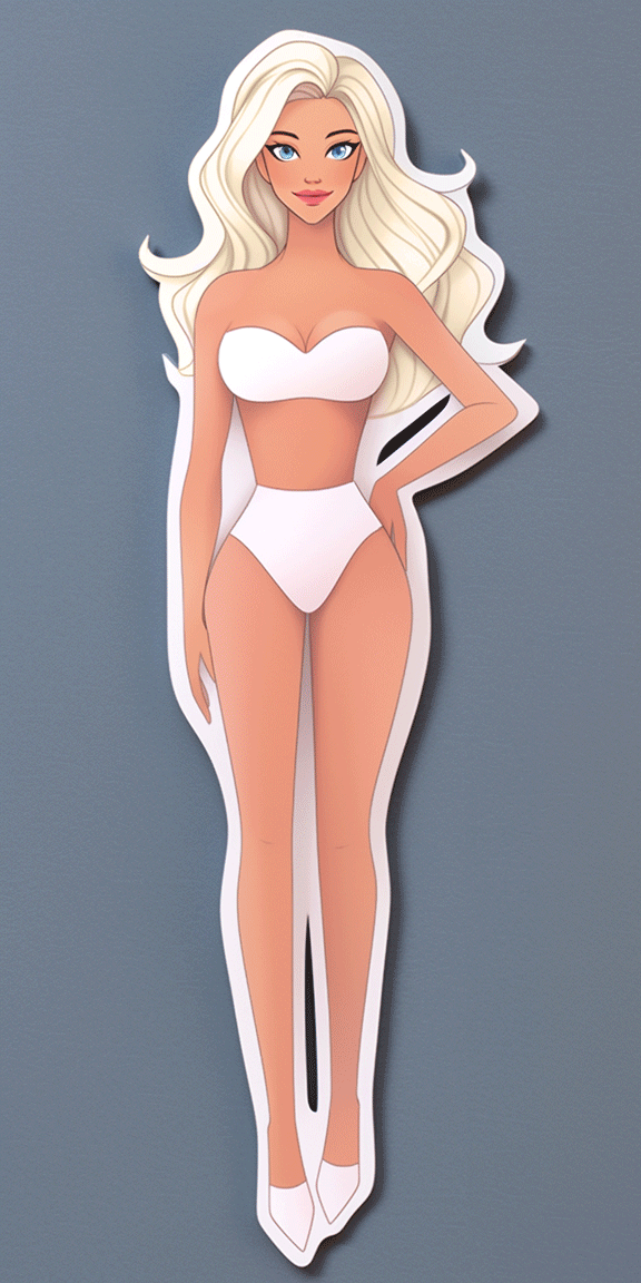 How to make Barbie paper dolls with AI art