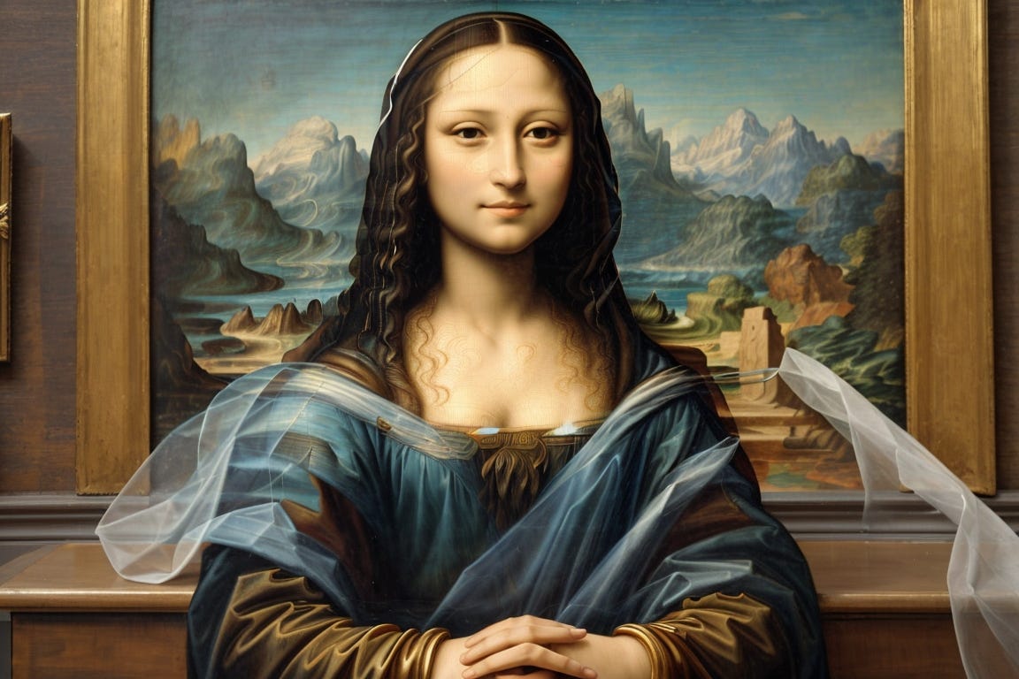 My version of the worlds most famous painting Mona Lisa. - Raafs paintings