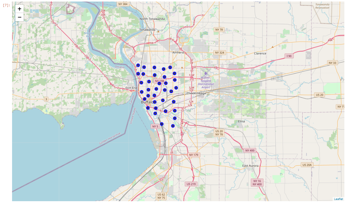 Battle of Buffalo Neighborhoods — A Data Science Capstone Project by