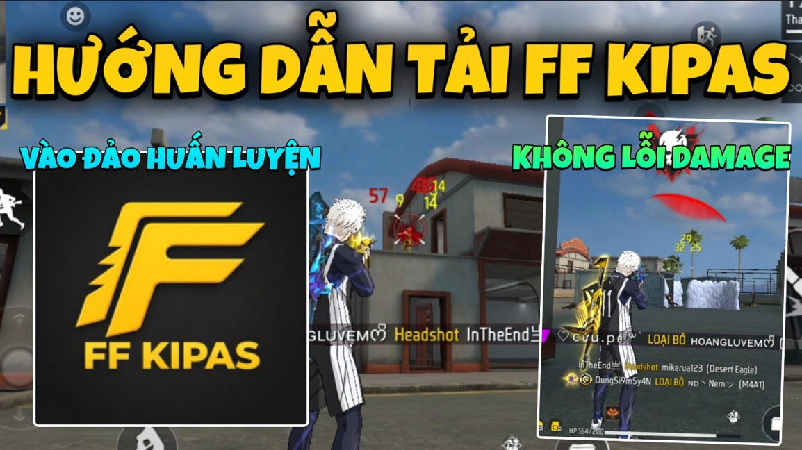 Tải FF Kipas Mod Apk Menu Mod, Auto Headshot, ESP