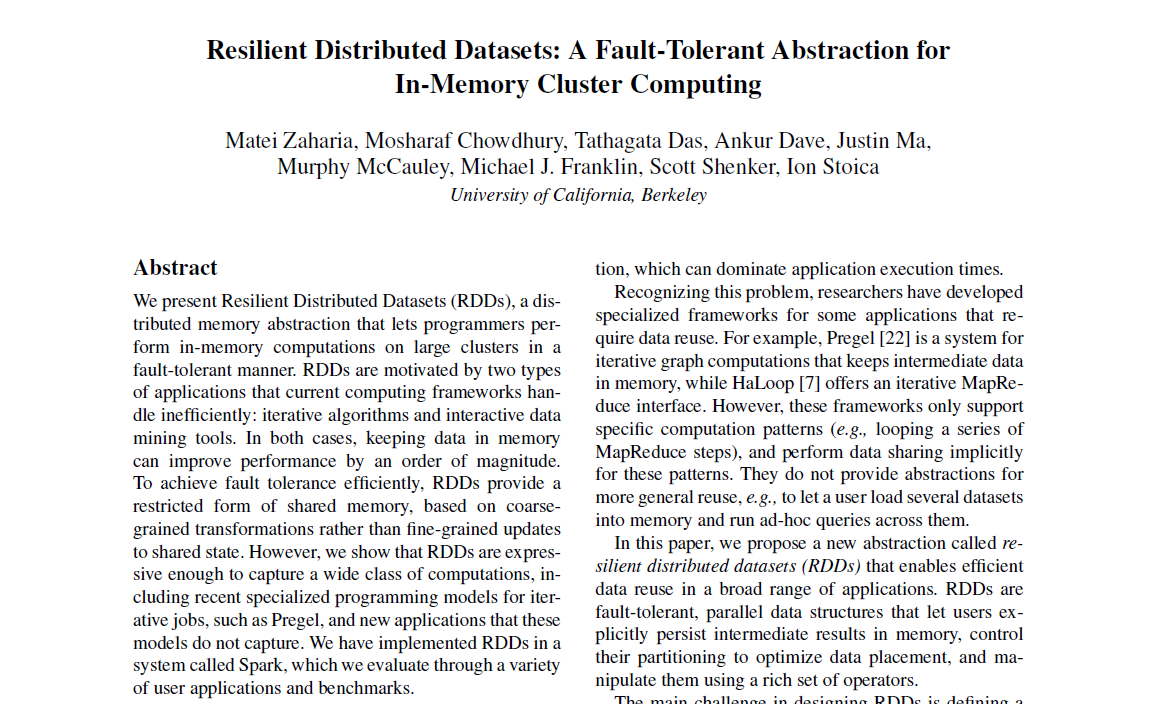 From Hadoop to Spark How RDDs Changed Distributed Computing Forever