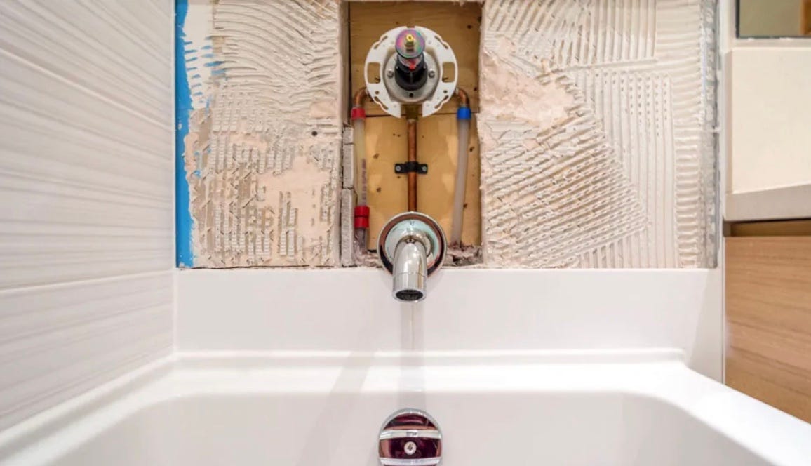 Rough in shower valve best sale