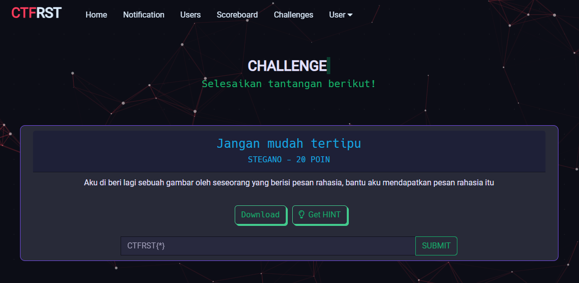 Jangan Mudah Tertipu | WriteUp CTFRST Rajawali CTF | By WanZKey