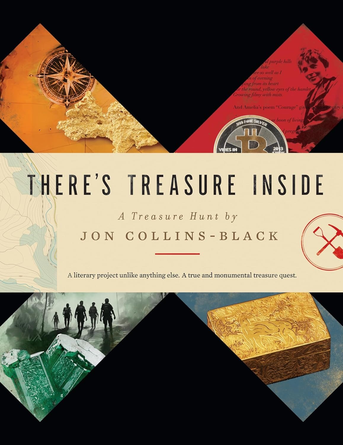 Clues to There’s Treasure Inside Treasure Hunt by Jon CollinsBlack