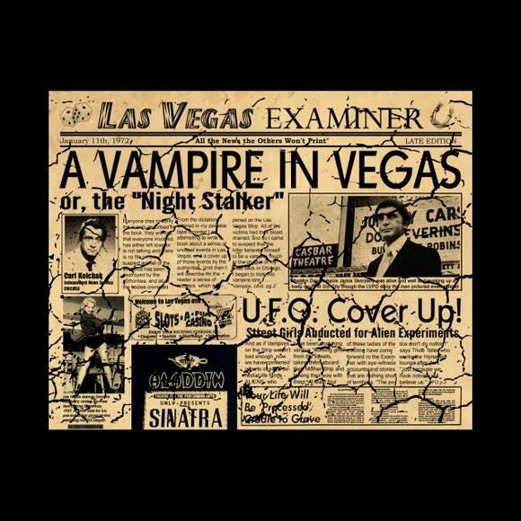 The Night Stalker: Tonight's Episode the Ripper……50th The Night Stalker: Tonight's Episode the Ripper……50th