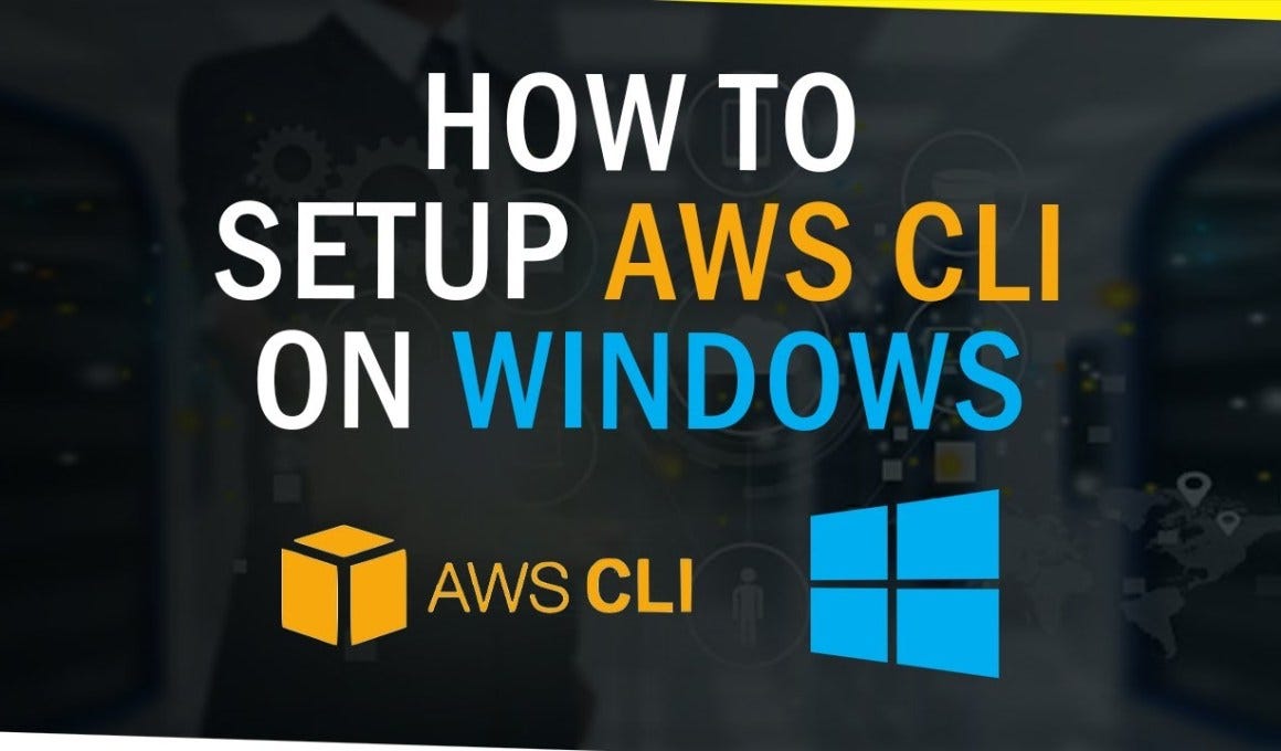 How to install and configure aws cli in windows by soumya pandey medium