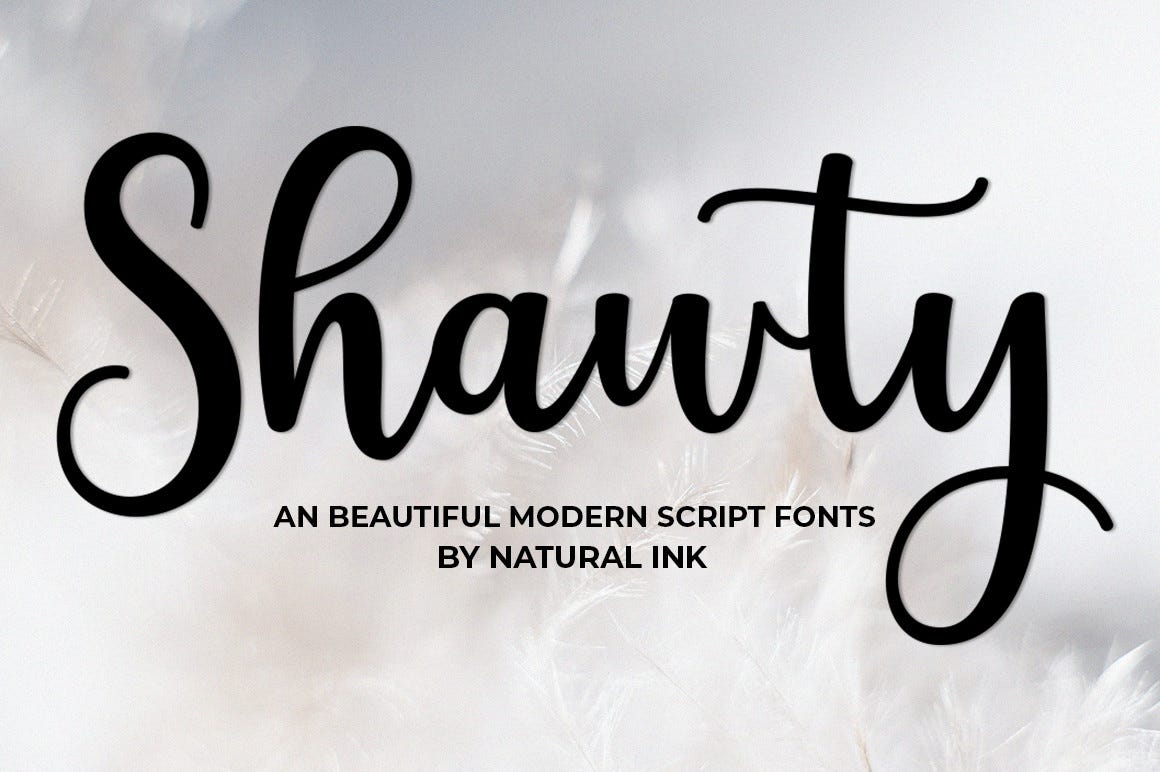 Shawty Script Font - Glowgrove - Medium