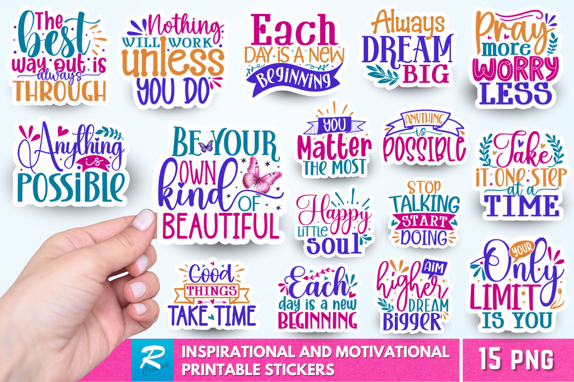 Motivational Stickers Bundle Free | by Novahawthorne | Aug, 2024 | Medium