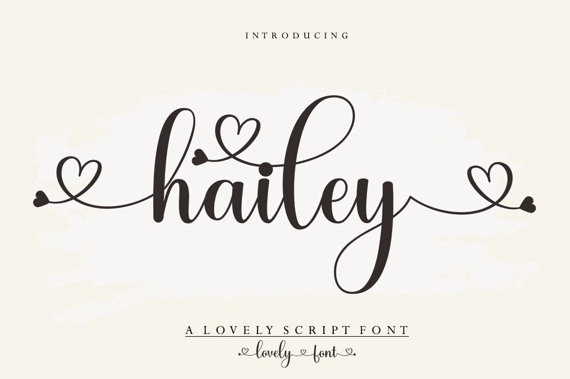 Hailey Font | by Gracegrid | Jun, 2024 | Medium