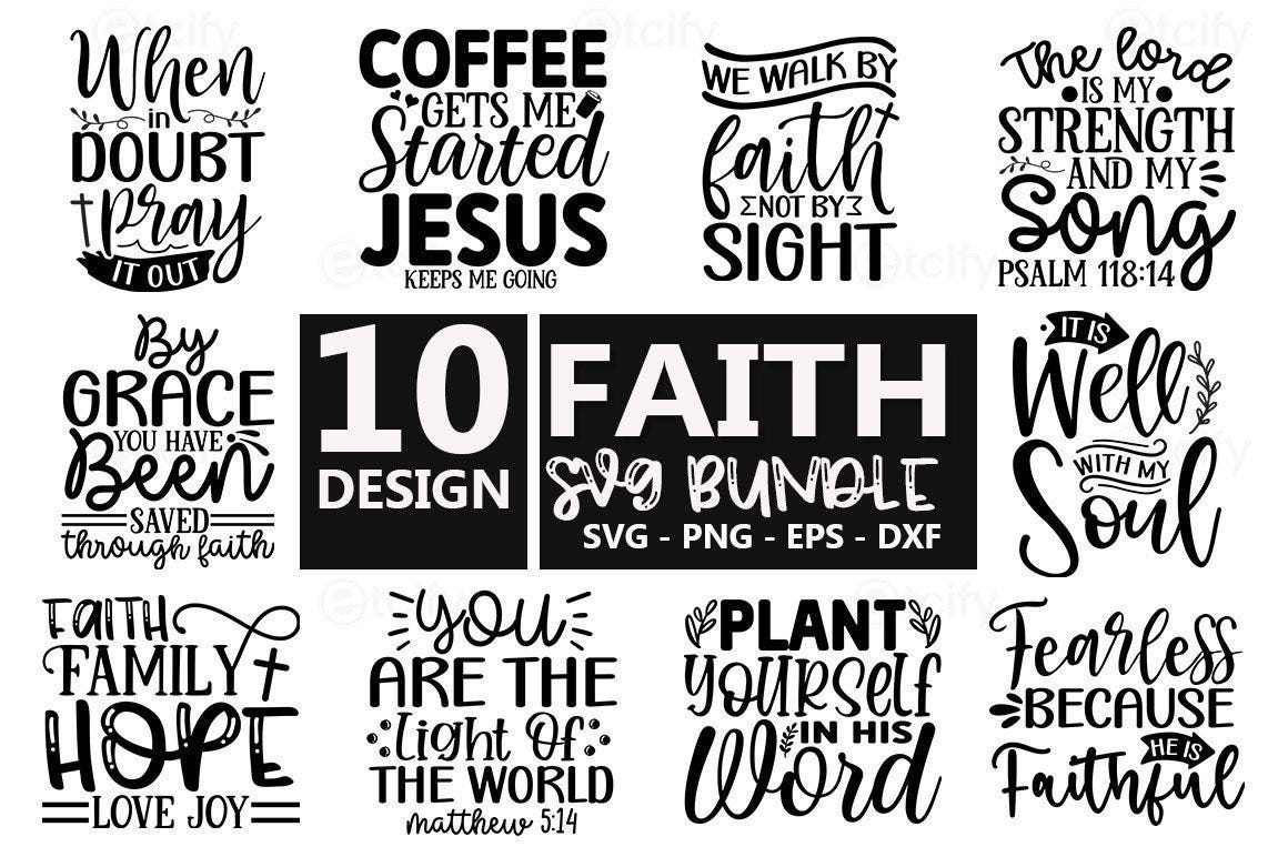 Faith Quotes Svg Bundle. Free Faith Svg Free Download | by Novanebulae ...