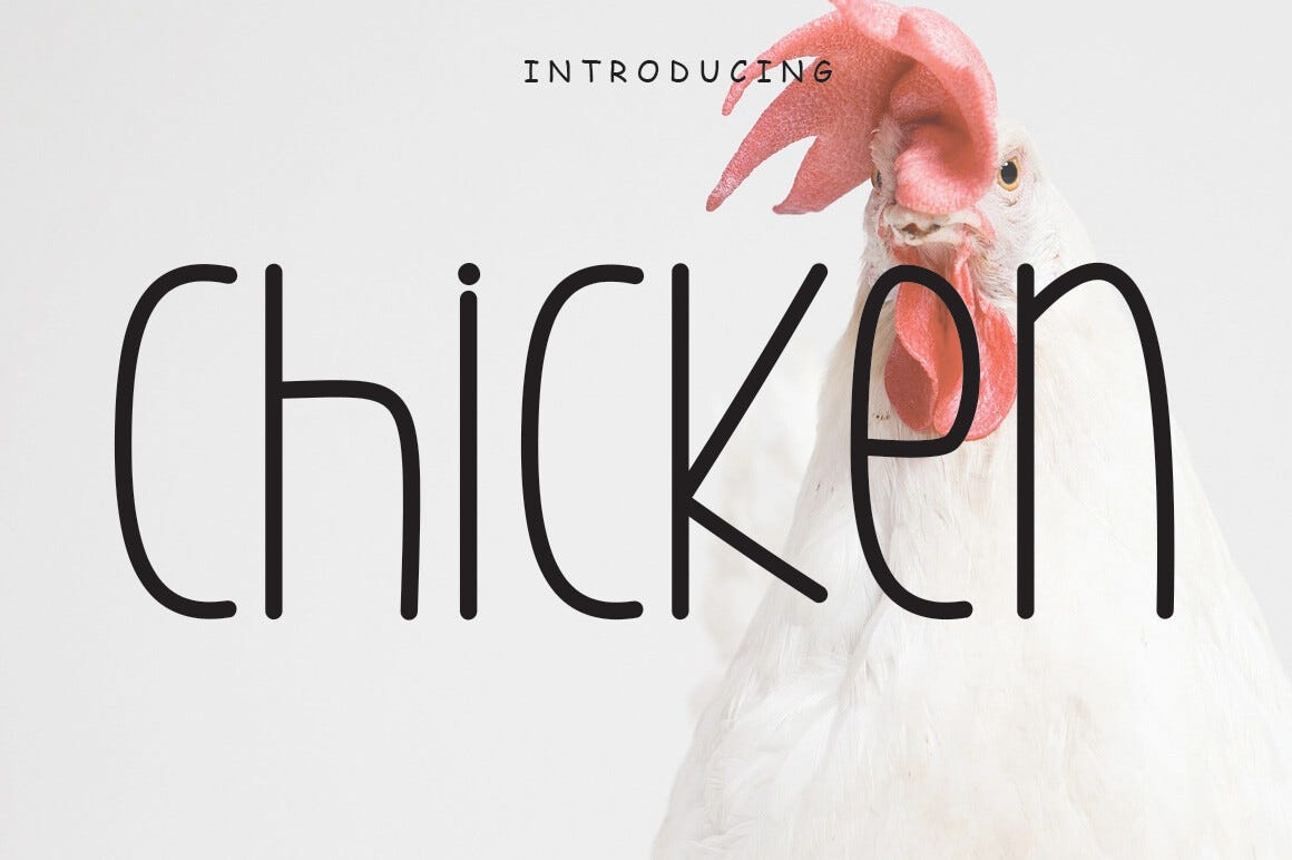 Chicken Font | by Solarasculpt | Jun, 2024 | Medium