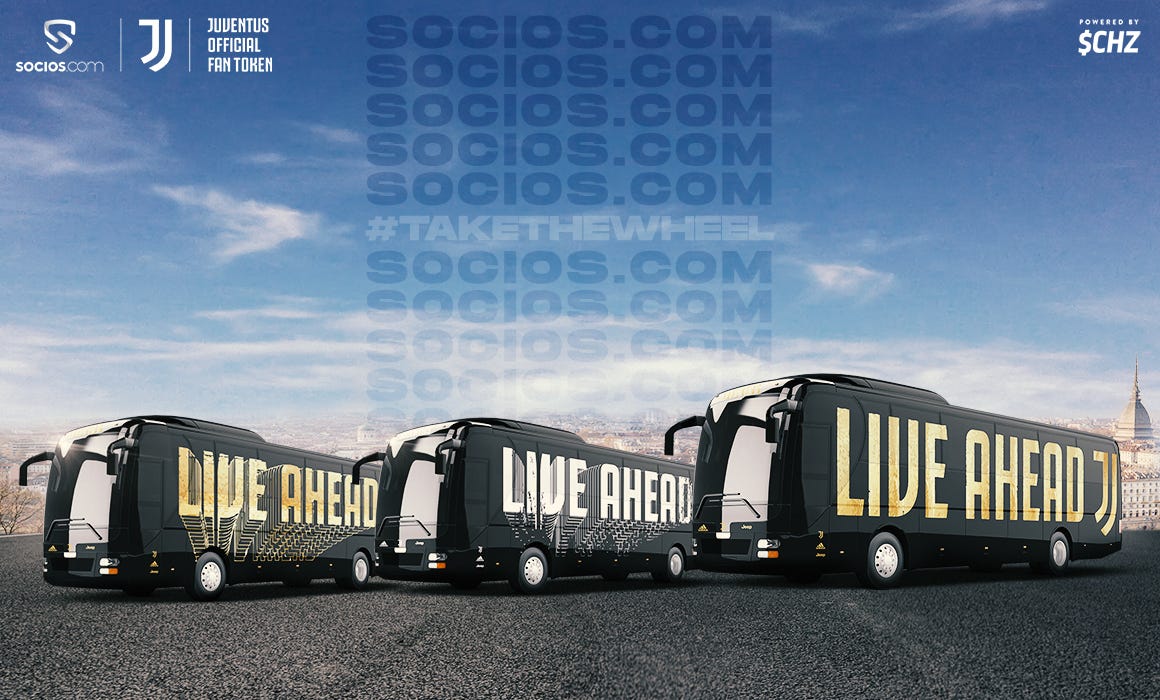 JUVENTUS FANS TO CHOOSE FIRST TEAM BUS DESIGN ON SOCIOS.COM | by Socios.com  | Socios.com | Medium