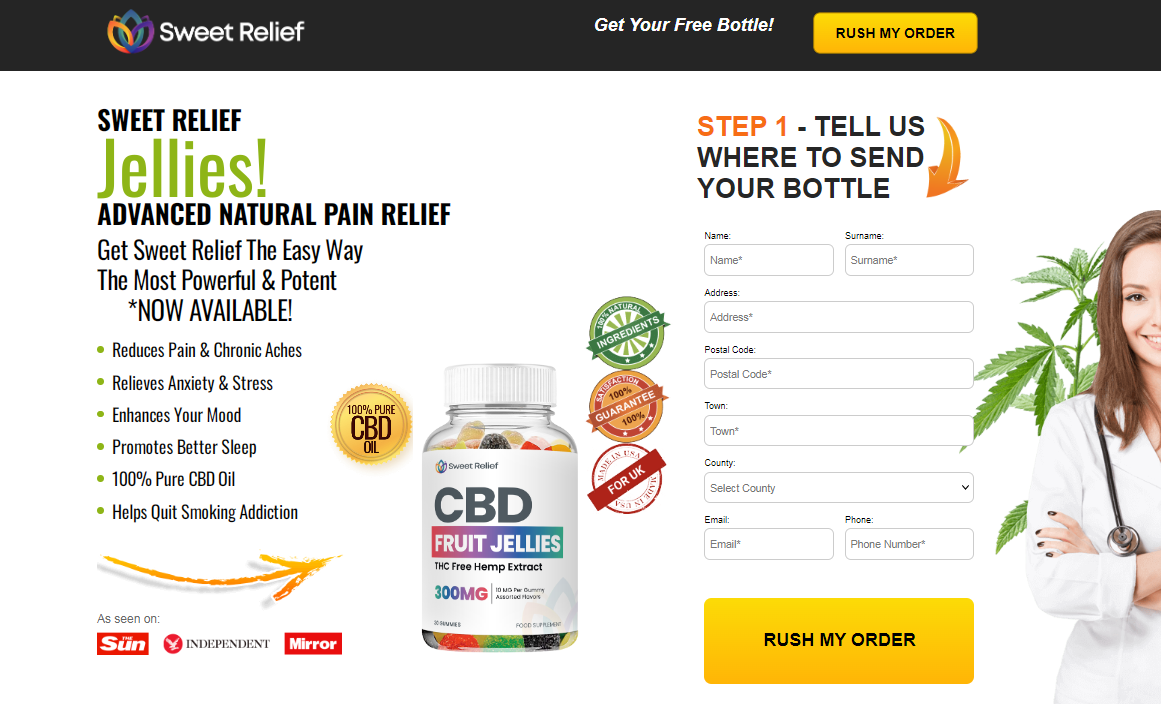 Sweet Relief CBD Fruit Jellies *BEST CBD GUMMY * Safe & Effective - What Are The Ingredients In Sweet Relief