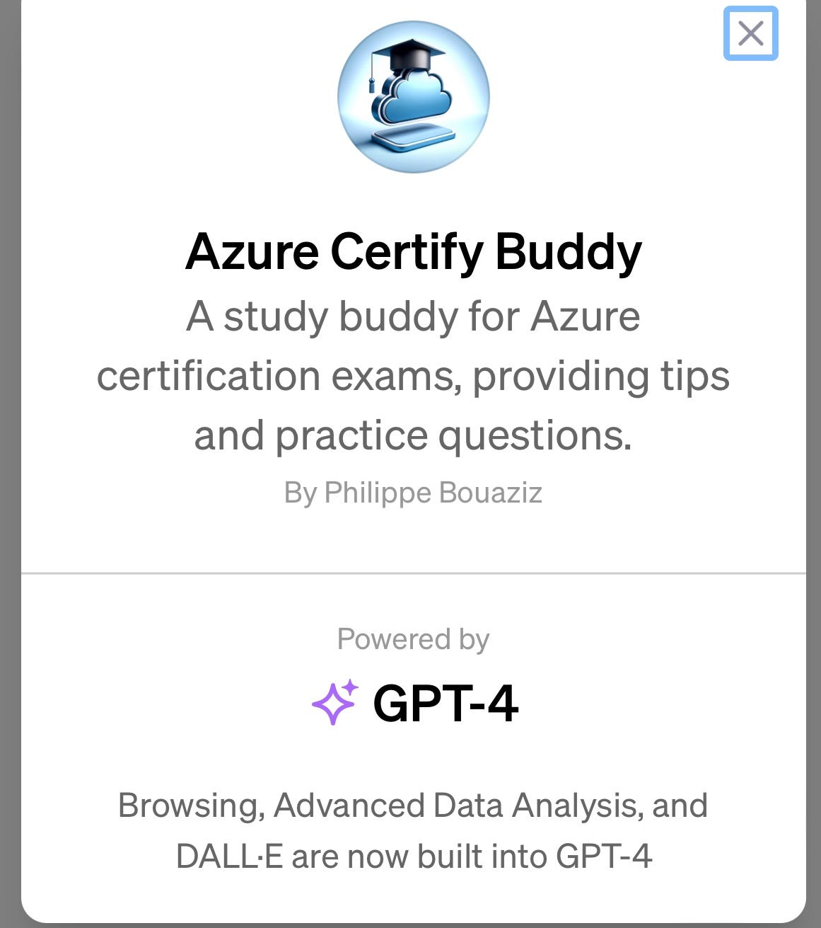 Introducing Azure Certify Buddy: Your Comprehensive Coach for Mastering  Azure Certification, by Philippe Bouaziz @DataScienceMustNeededSkills, Dec, 2023