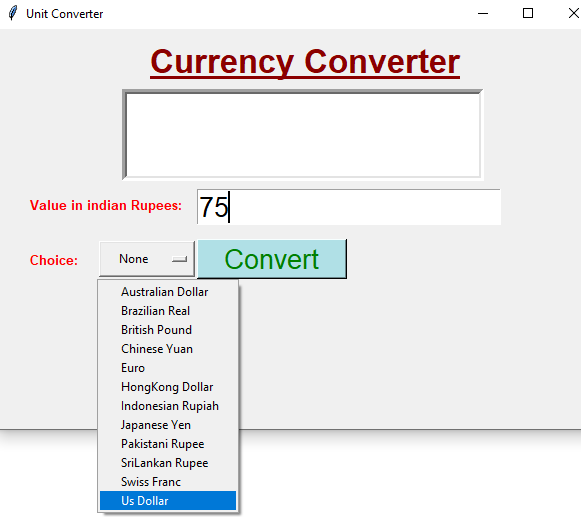 How To Build A Currency Converter GUI With Tkinter