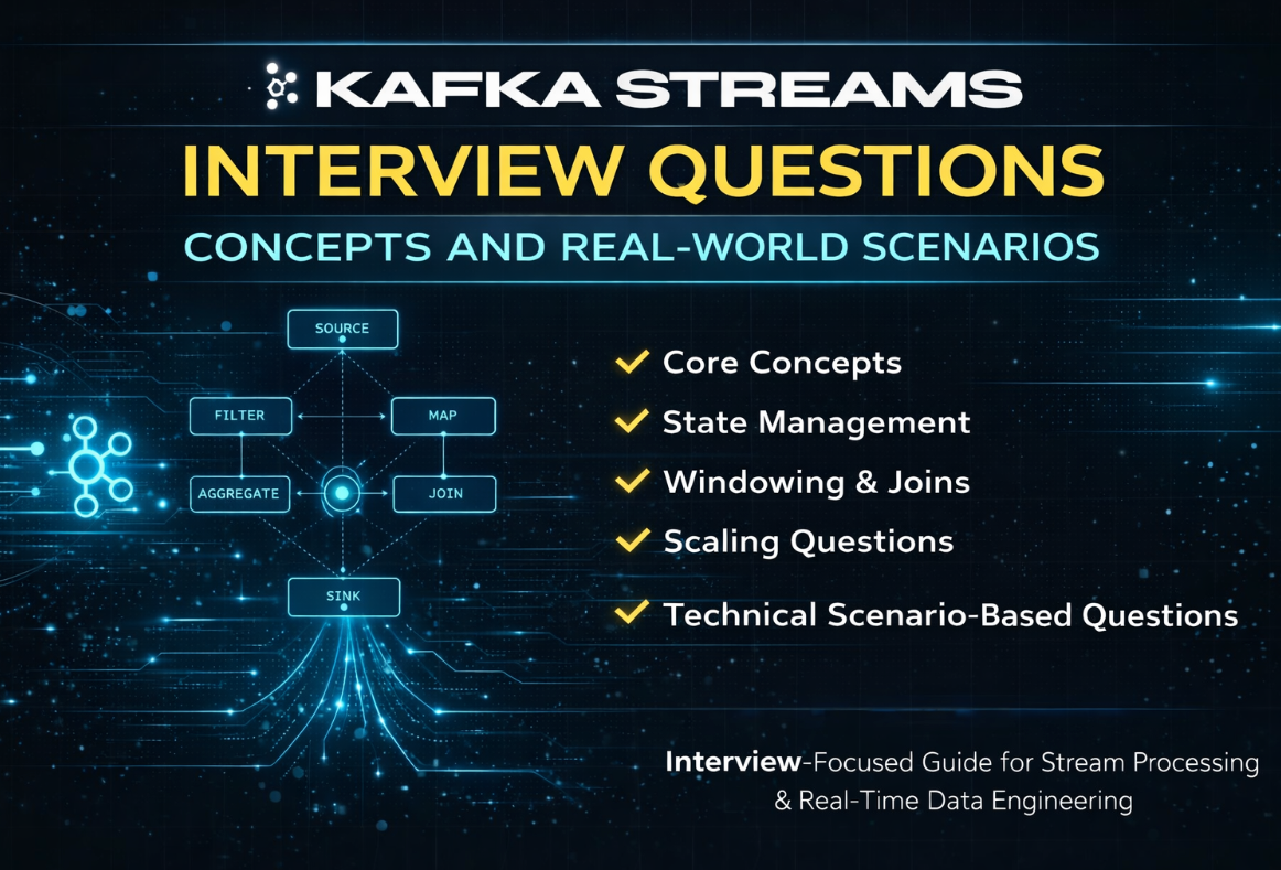 Kafka Streams Interview Questions: Concepts and Real-World Scenarios