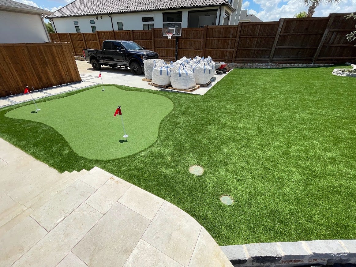 How Backyard Putting Green Installation Can Make Your Home Appearance