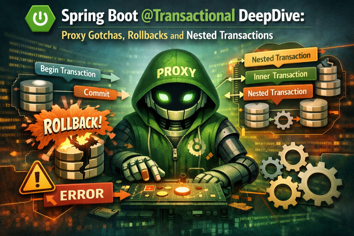 Spring Boot @Transactional DeepDive: Proxy Gotchas, Rollbacks and ...