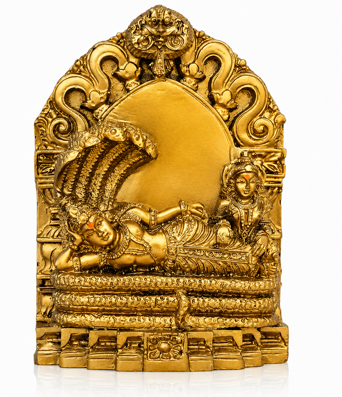 Traditional Lord Ranganatha Swamy Idol — Crafted for Divine Worship.