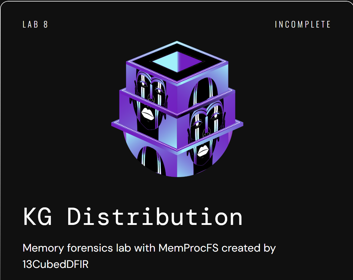 I Solved 13Cubed’s KG Distribution Memory Forensics Lab Here’s the Full Walkthrough Hunting a…