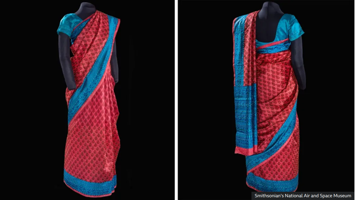 How a Scientist’s Sari Became a Symbol of India’s Space Success