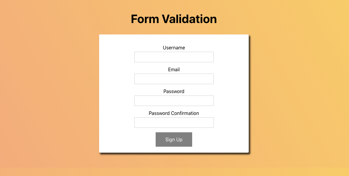 Form Validation in React (2019). Live Demo… | by Michael Verdi | Medium