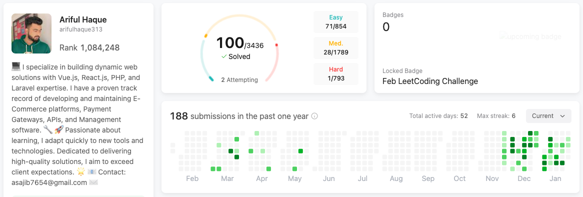 Leetcode Problem Solving Hack 😎. Finally, I solved the 100 leetcode ...