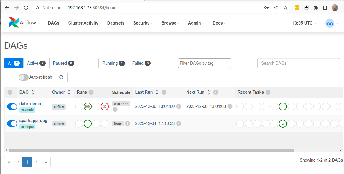 Stackable Demo airflow. Data Engineering on K8s by Alex McLintock