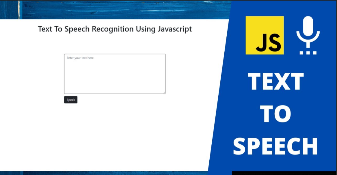 Text to voice by JavaScript. 🟩 Code | by Deepikashekhawat | Medium