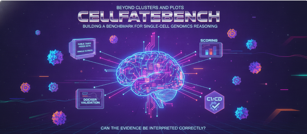 Beyond Clusters and Plots: Building CellFateBench, a Benchmark for Single-Cell Genomics Reasoning