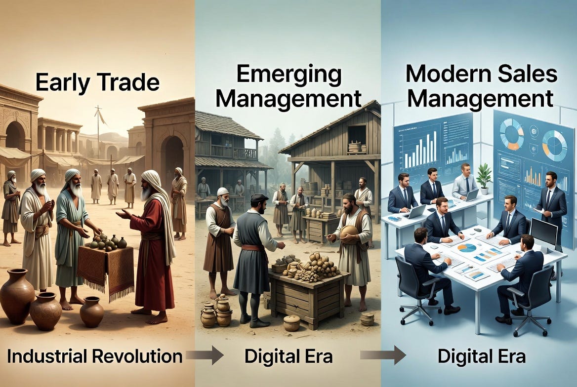 Evolution of Sales Management and the Foundations of Modern Management