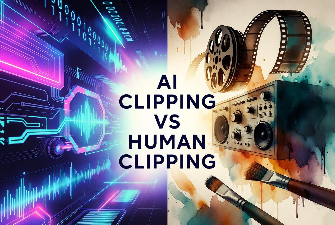 AI Clipping Vs Human Clipping: Evaluating Speed, Context, and Business Value