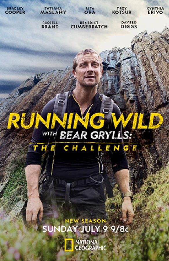 Running Wild's Bear Grylls on 'The Challenge's Inspirational Celebrity  Guests