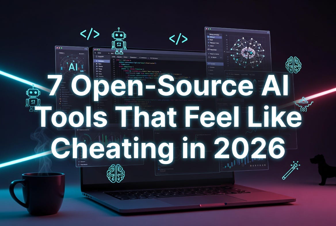 These completely free open-source AI tools replaced my expensive subscriptions and made everything better — here are the 7 that feel like cheating in 2026 💎
